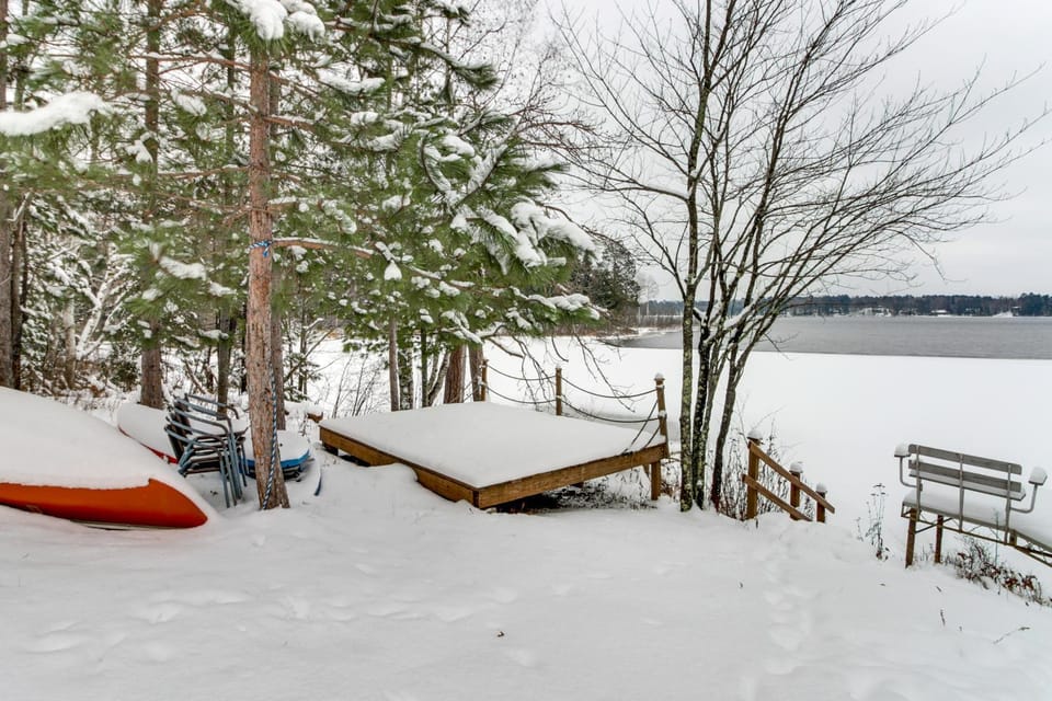 Dock & Foosball: Esquagama Lake Family Cabin Cabin in Minnesota