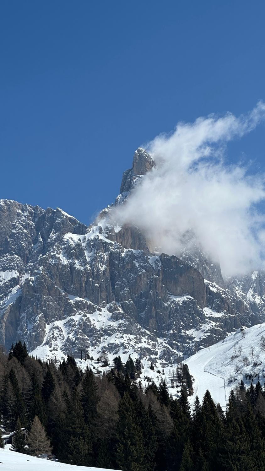 Nearby landmark, Natural landscape, Winter, Mountain view