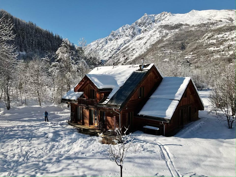 Natural landscape, Winter, Mountain view