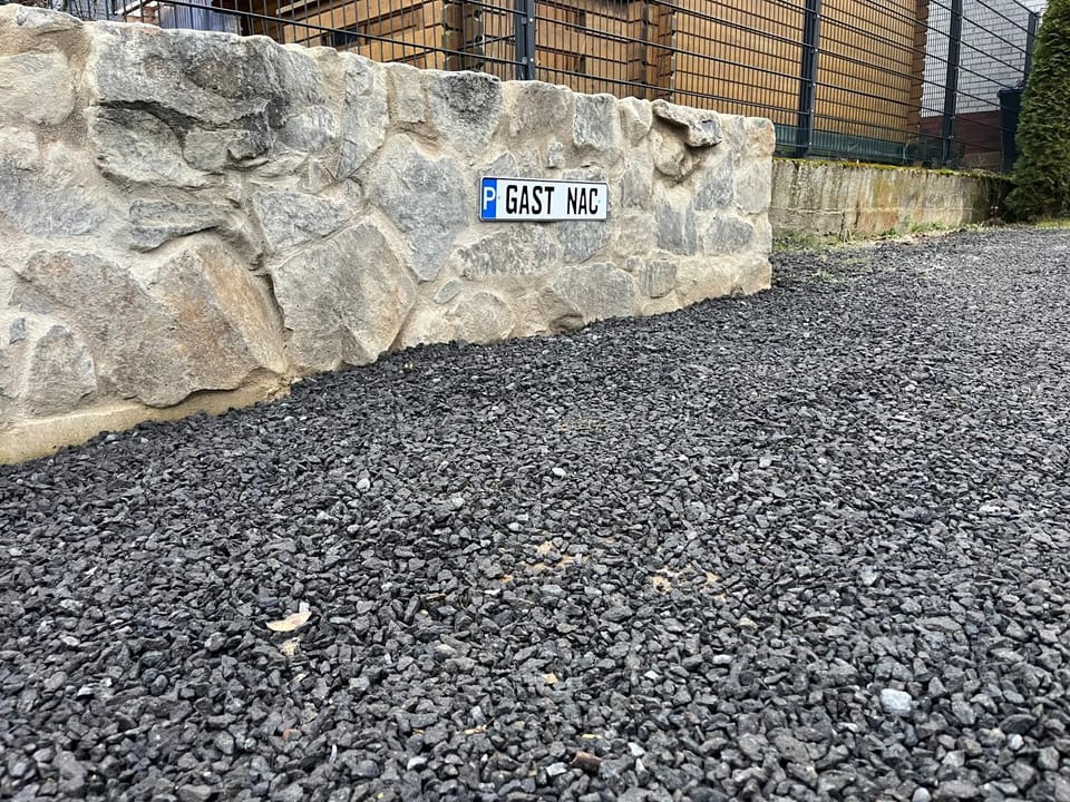 Property logo or sign, Parking