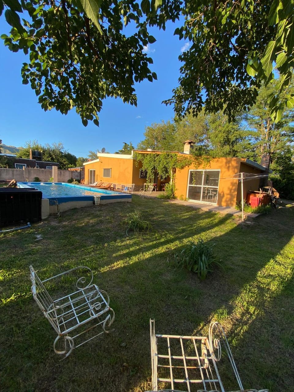 Spring, Garden, Garden view, Pool view, sunbed