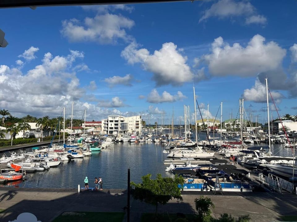 APPARTEMENT VUE MER ET MARINA à COTE DU GOLF Apartment in Grande-Terre, Guadeloupe