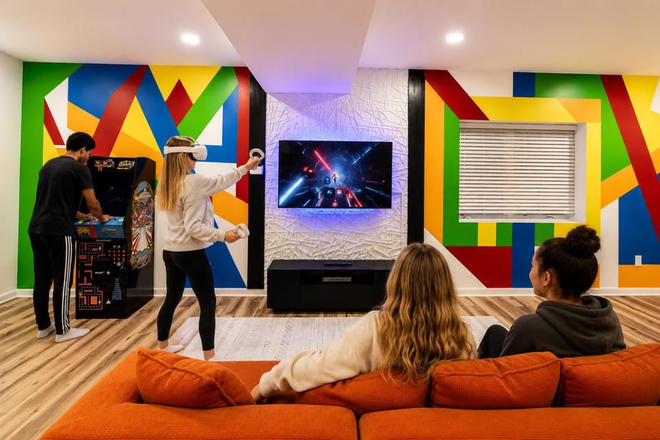 Game Room, TV and multimedia, Seating area, Entertainment