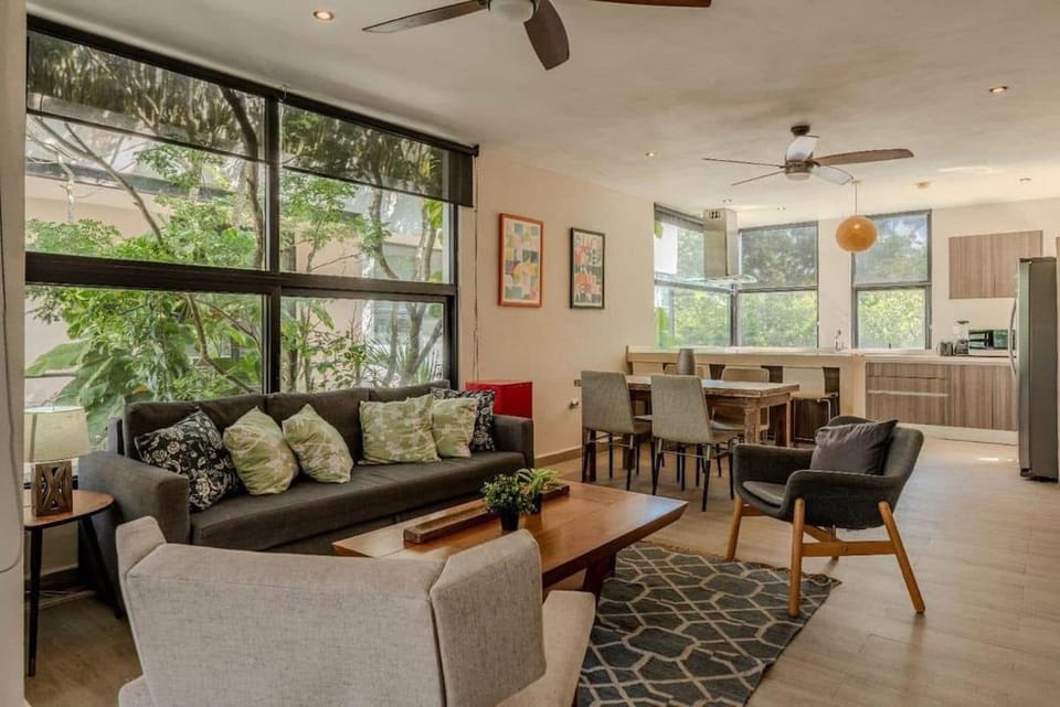 Nature-Inspired 3BR Penthouse with private pool Tulum Apartment in State of Quintana Roo