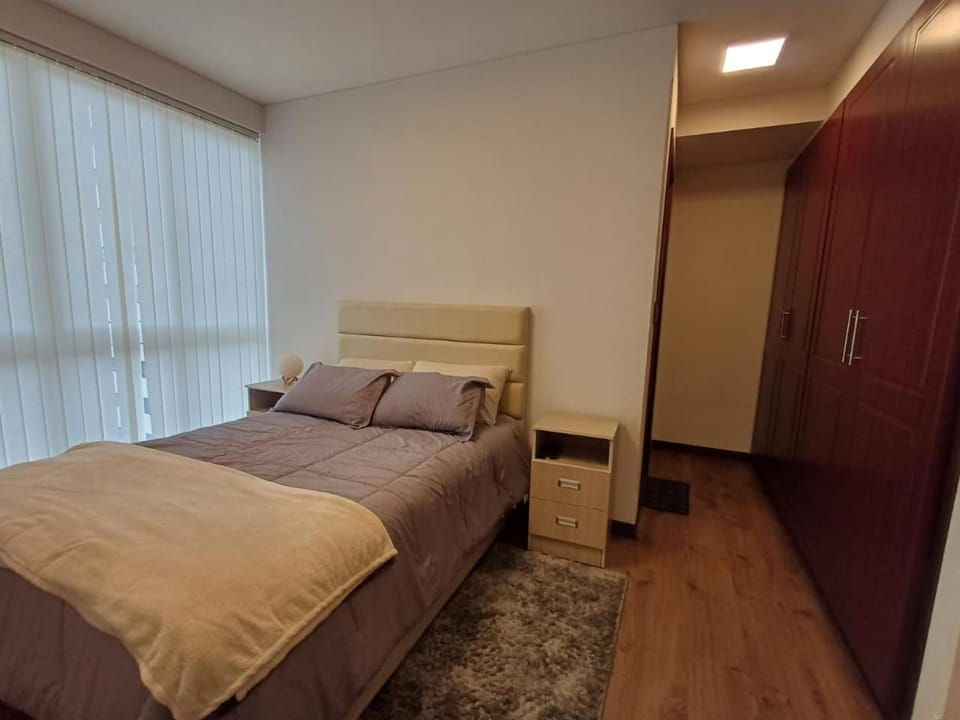 Bed, Photo of the whole room, Bedroom, wardrobe