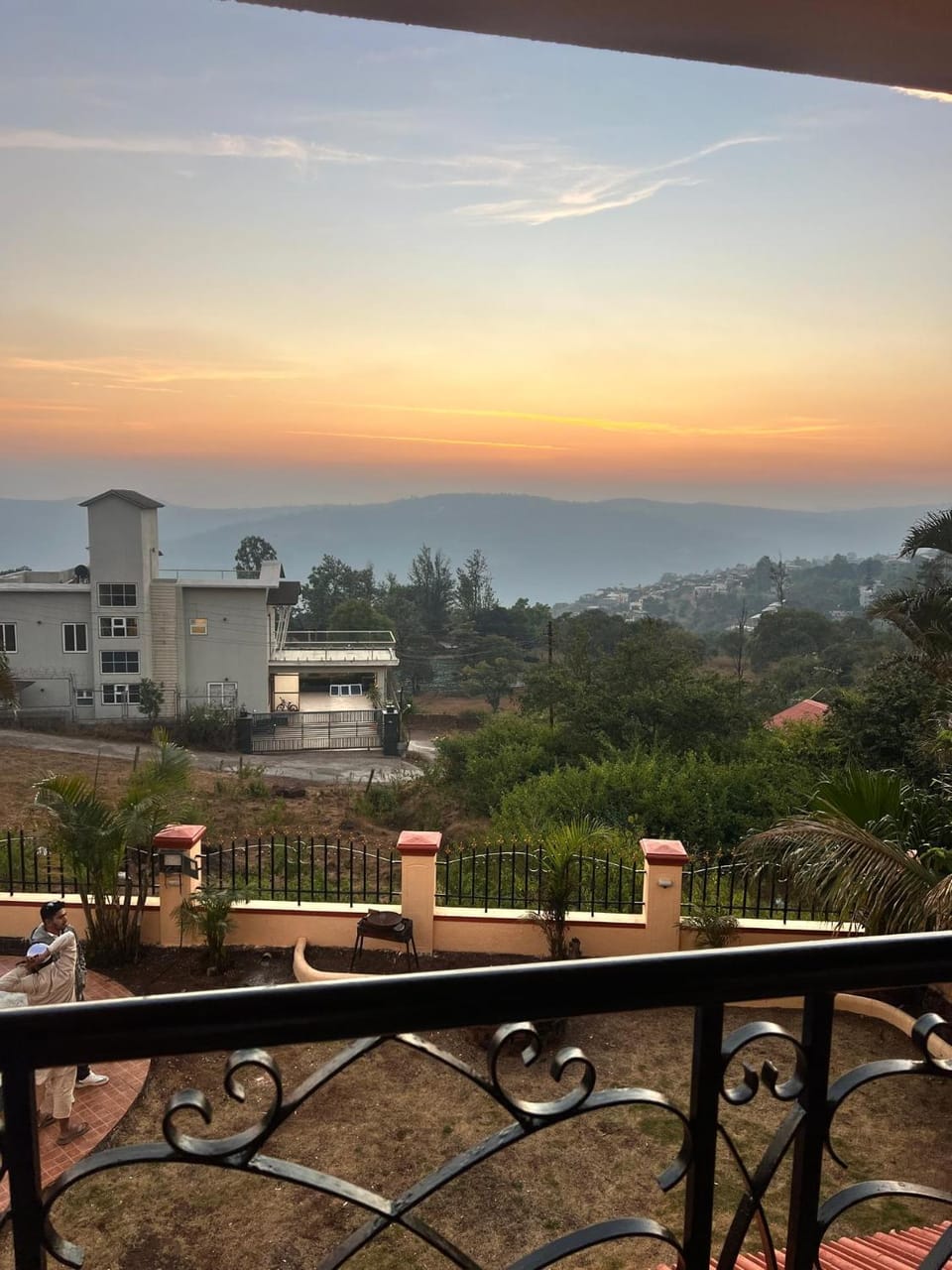 Mountain view, Sunset
