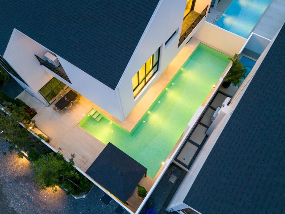 Bangtao's brand new modern luxury pool villas completed in 2025 feature a minimalist design aesthetic and a spacious 12-meter private swimming pool Early bird special offers available Villa in Choeng Thale
