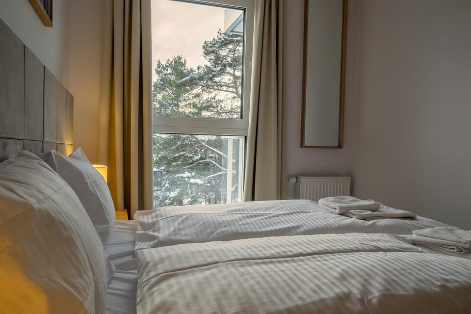 Bed, Winter, View (from property/room), Photo of the whole room, Bedroom, towels
