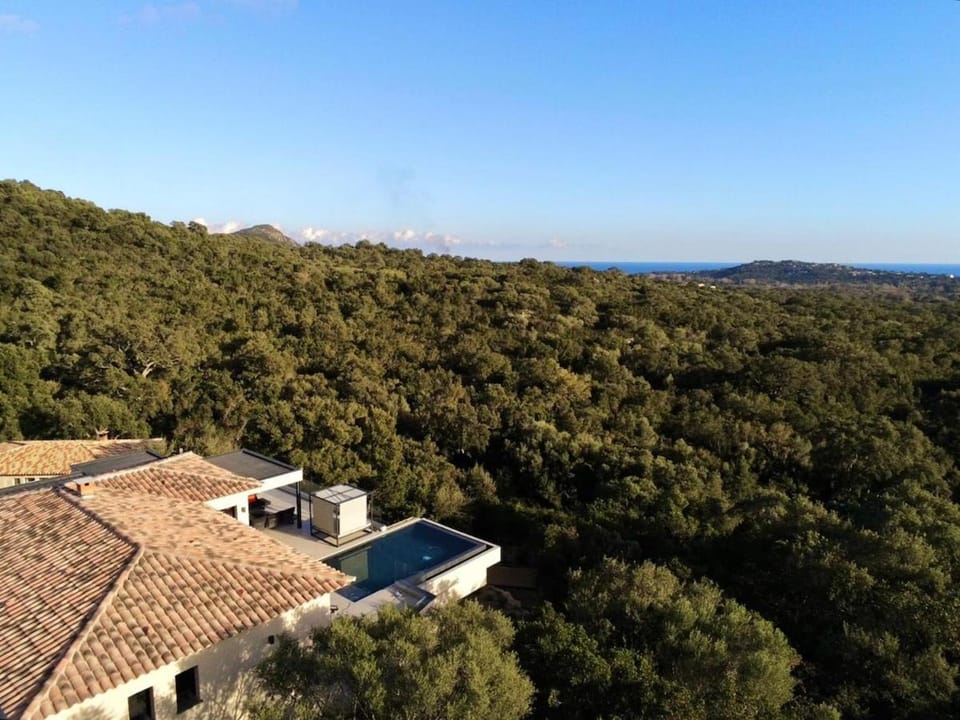 Natural landscape, Bird's eye view, Mountain view, Sea view