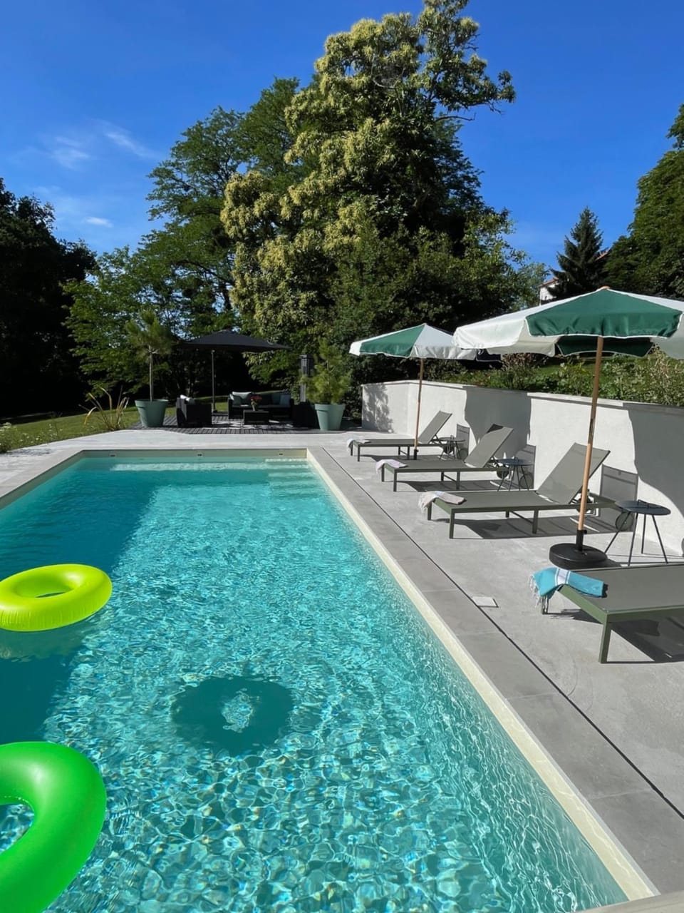 Patio, Garden view, Swimming pool