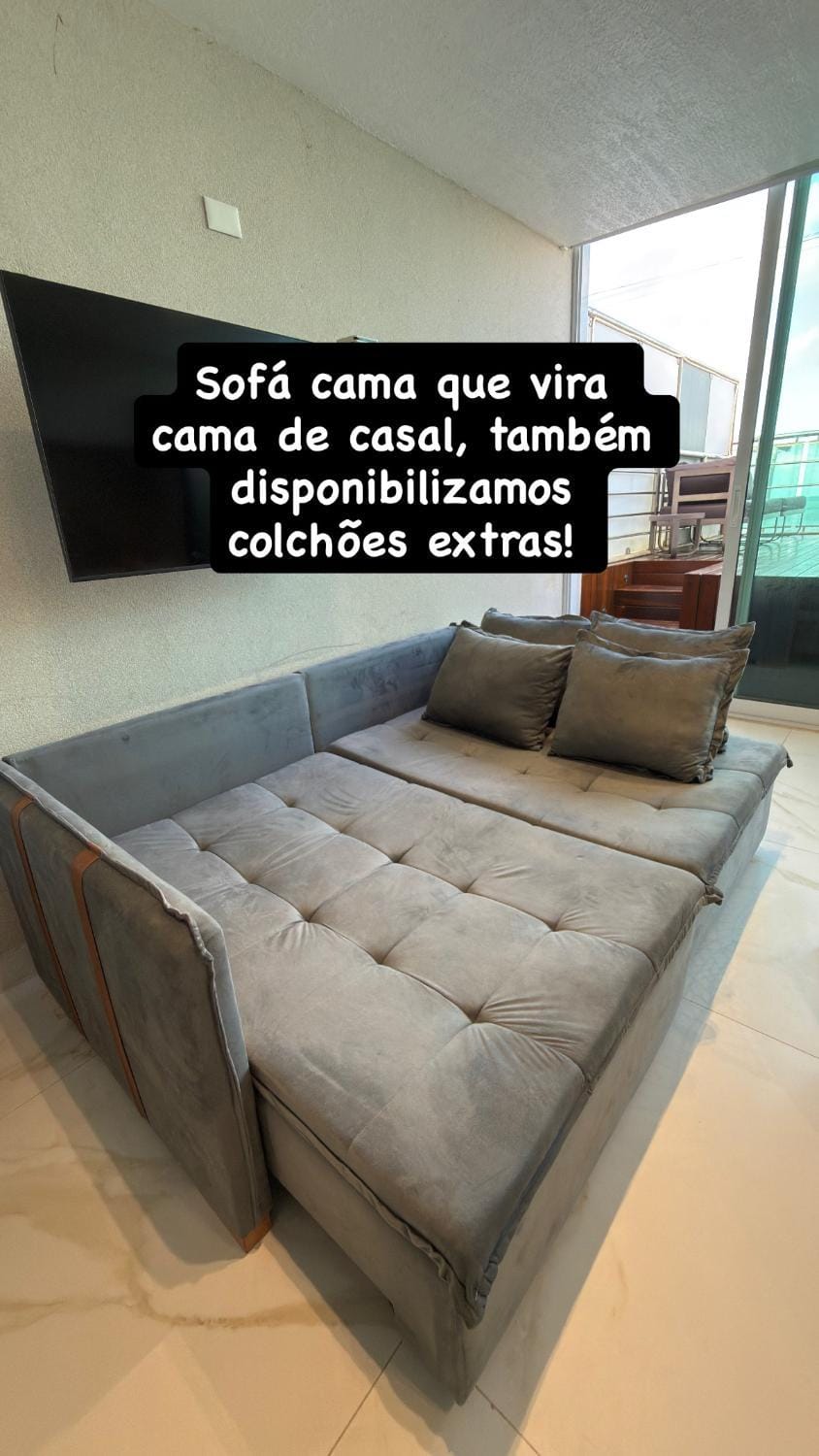 Cobertura Alto Padrão Beira Mar de Luxo com Jacuzi 3 quartos Apartment in João Pessoa