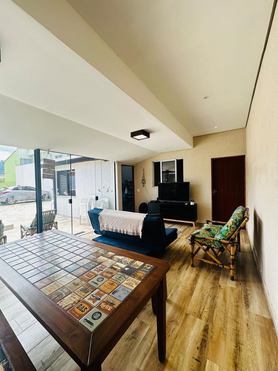 Espaço lazer completo com piscina na praia Peruíbe House in Peruíbe