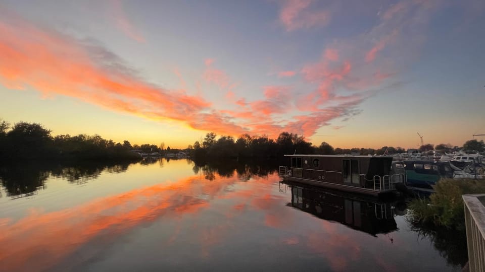 River view, Sunset