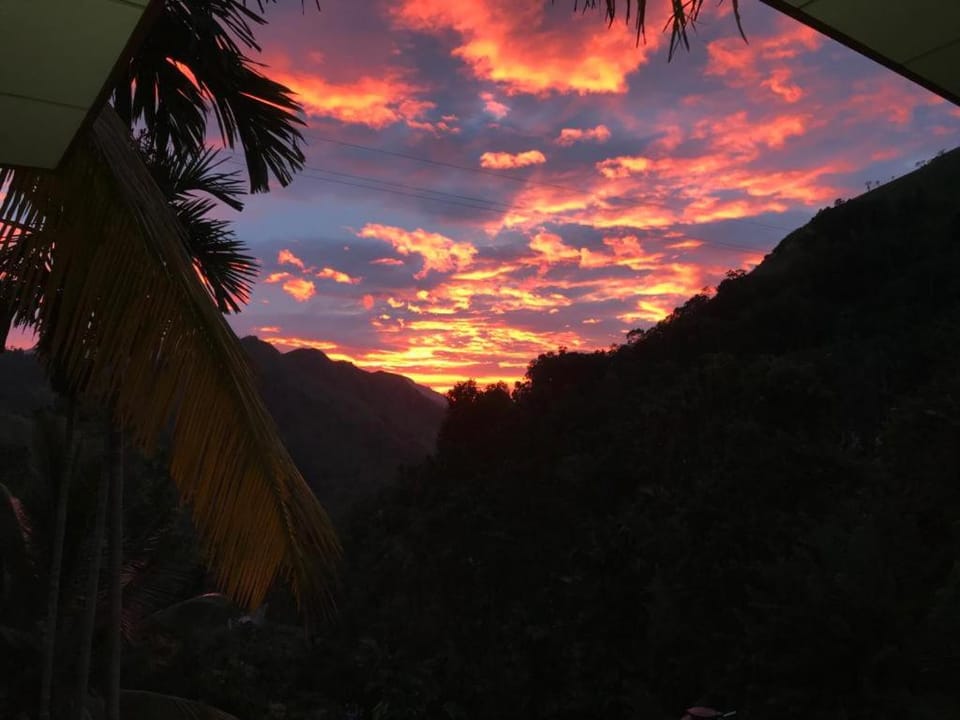 Natural landscape, Mountain view, Sunrise, Sunset