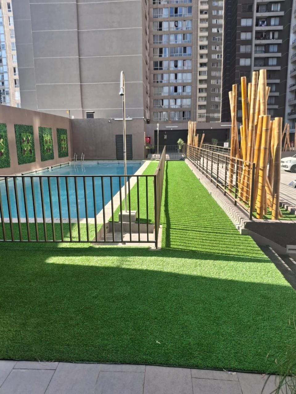 Property building, Pool view, Swimming pool