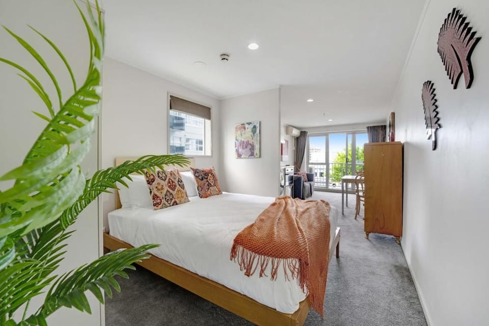 Super Central Studio - Aircon Balcony Kitchenette All you Need Apartment in Auckland