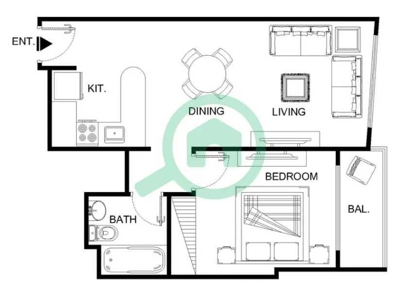 Free housekeeping visits during your stay - StayShort - Modern 1BR Gem in Marina with City Views Apartment in Dubai