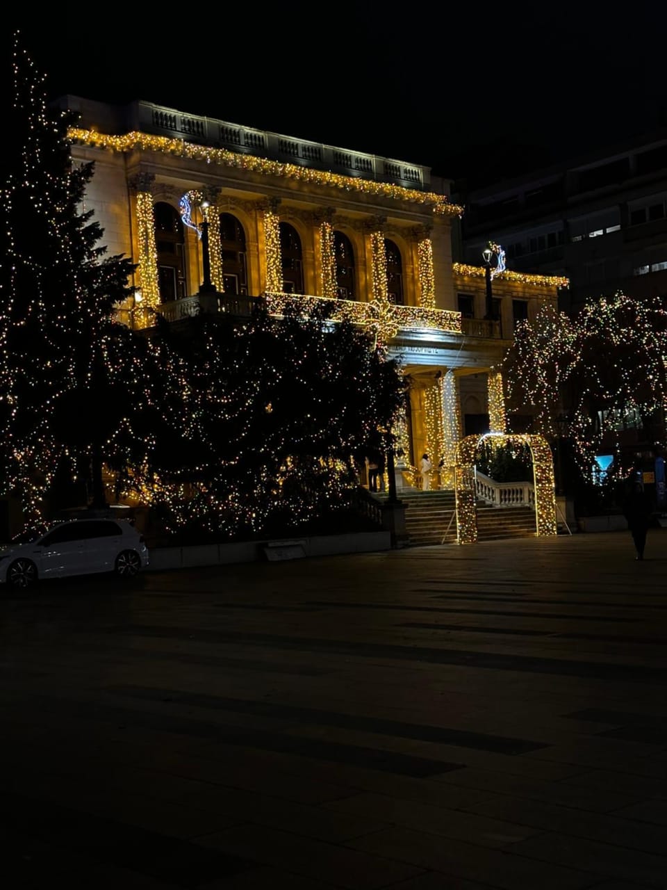Property building, Night, Neighbourhood