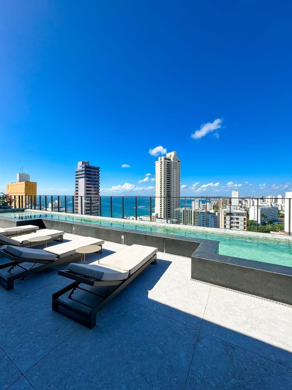 Day, View (from property/room), Balcony/Terrace, Sea view, Swimming pool, sunbed