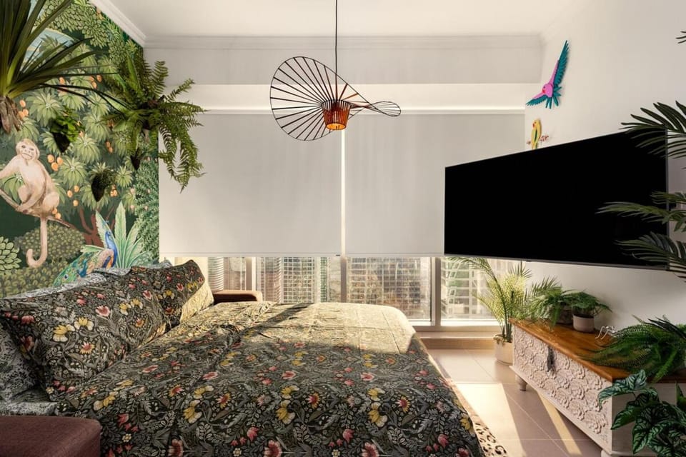 Waves - Nature-Inspired Studio - JLT Skyline Living Apartment in Dubai