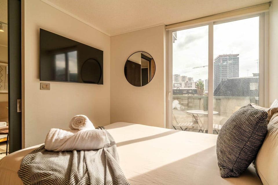 HOM I MetroParqueBustamante Wifi CentroUrbano Apartment in Providencia