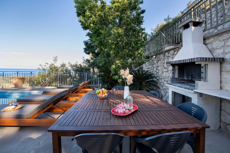Patio, Day, View (from property/room), Balcony/Terrace, Dining area, Pool view, Swimming pool