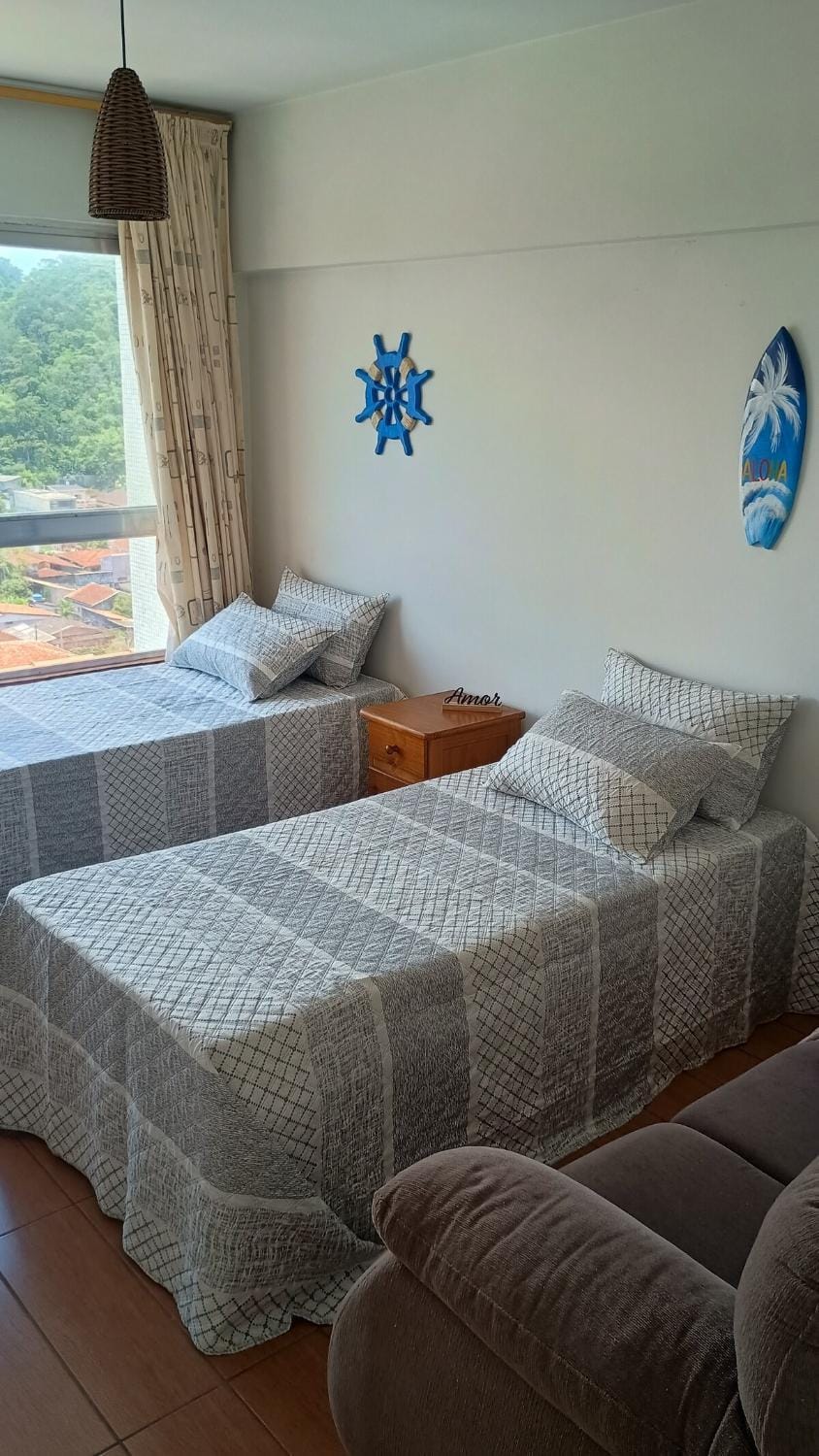 Apê Pé na Areia Praia dos Sonhos com elevador e vaga exclusiva Apartment in Itanhaém