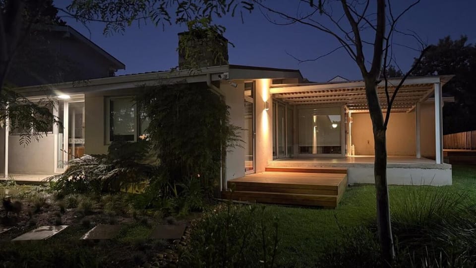 Patio, Night, Garden