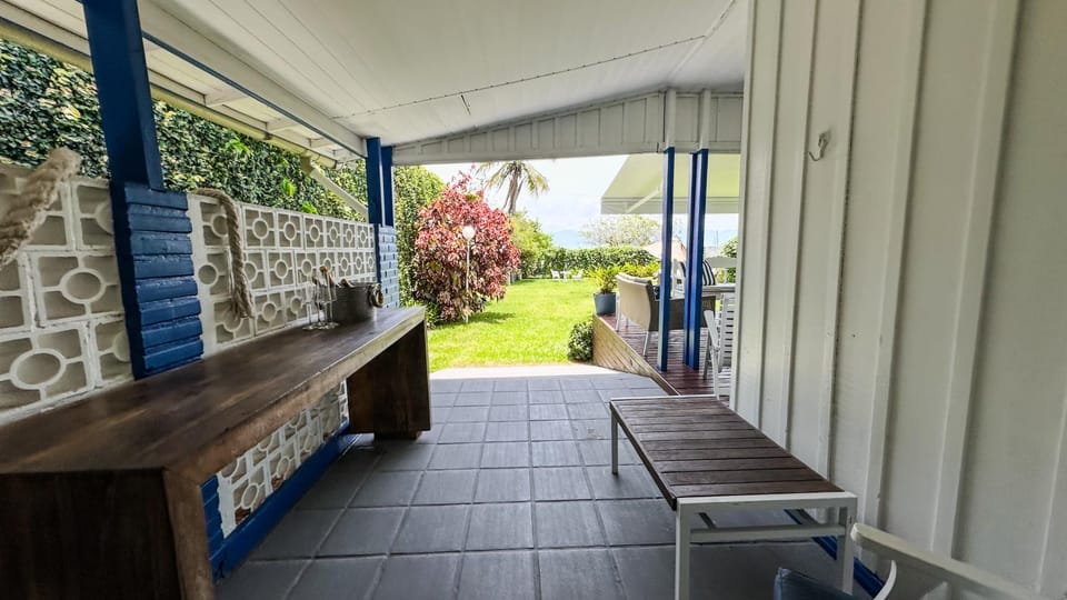 Patio, Day, Garden, View (from property/room), Dining area, Beach, Garden view