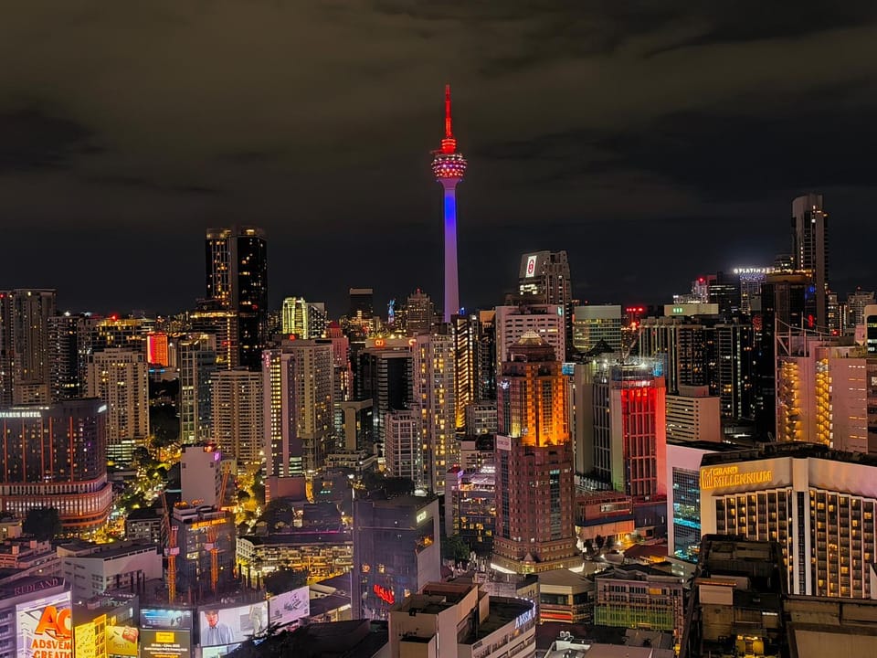 Night, Bird's eye view, City view