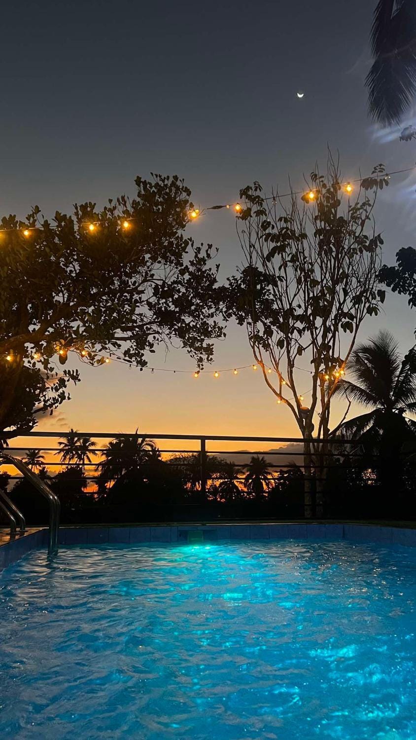 Night, Natural landscape, Pool view, Swimming pool, Swimming pool, Sunrise, Sunset