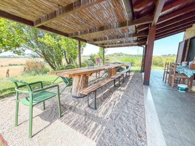 Property building, Patio