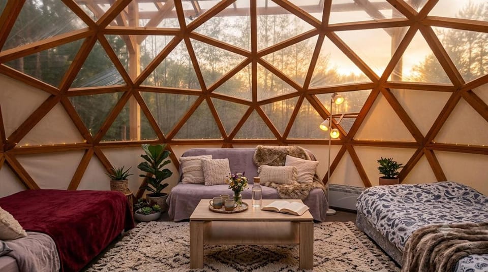 Kopuły glampingowe Radziejowice Luxury tent in Masovian Voivodeship