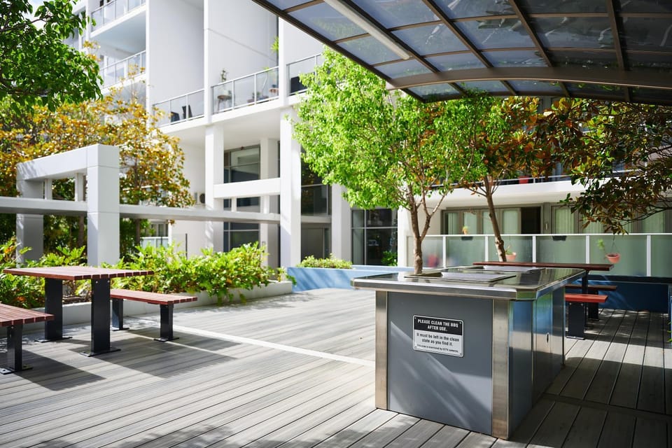 Property building, BBQ facilities