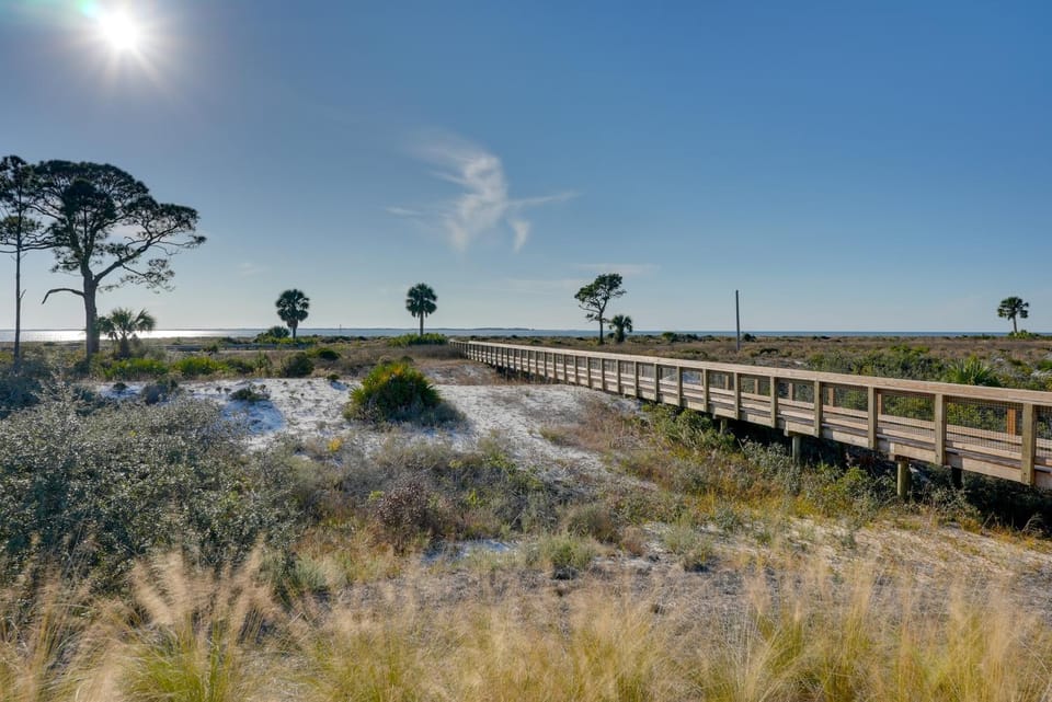 Stroll to Shore: Airy Home w/ Lanai in Port St Joe House in Florida