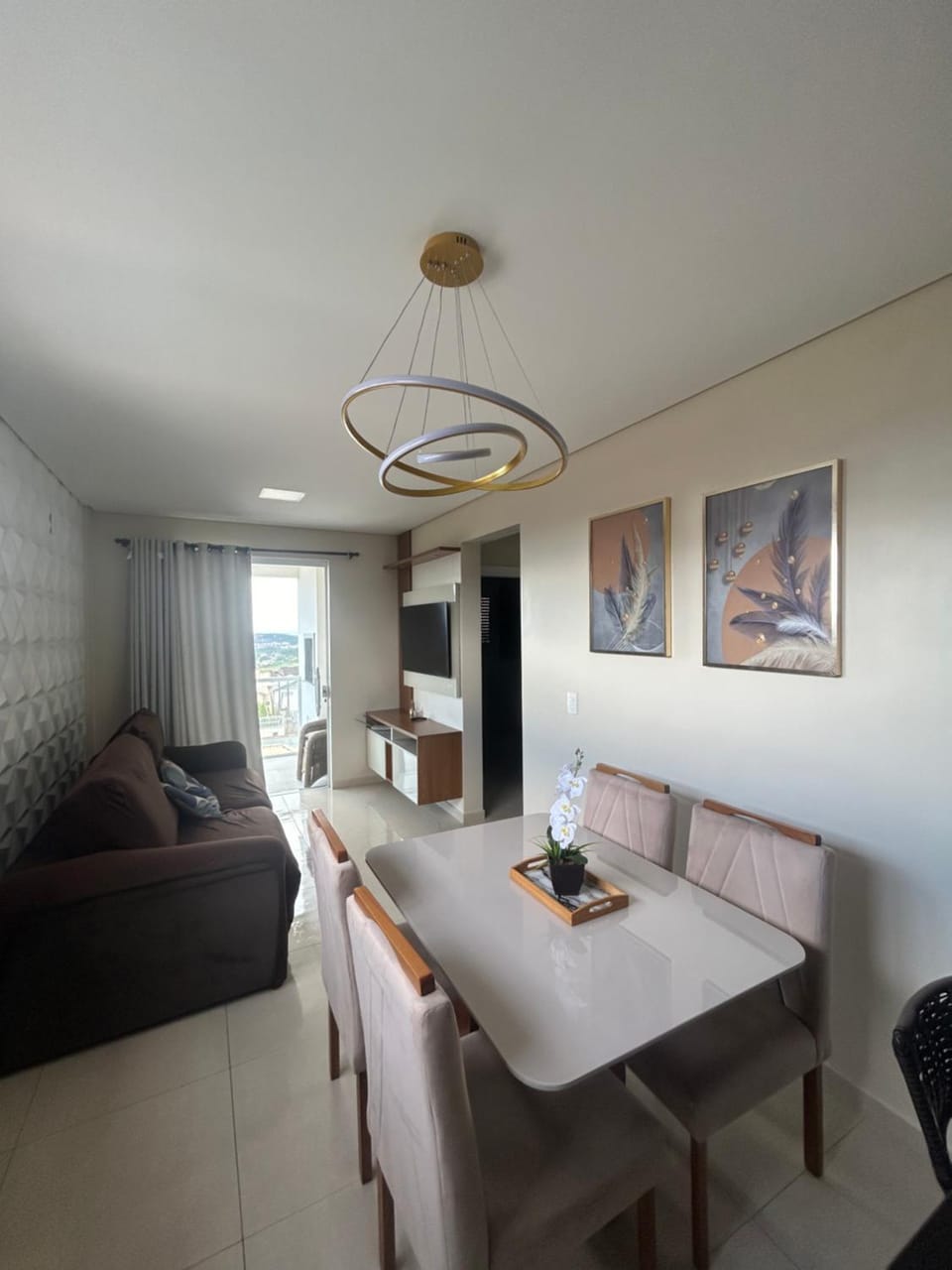 Apê Imbituba Sc Vista ao Mar Praia da Vila 11 min ,Praia do Porto 5 min, Ferrugem Rosa 20 a 30 min Apartment in Imbituba