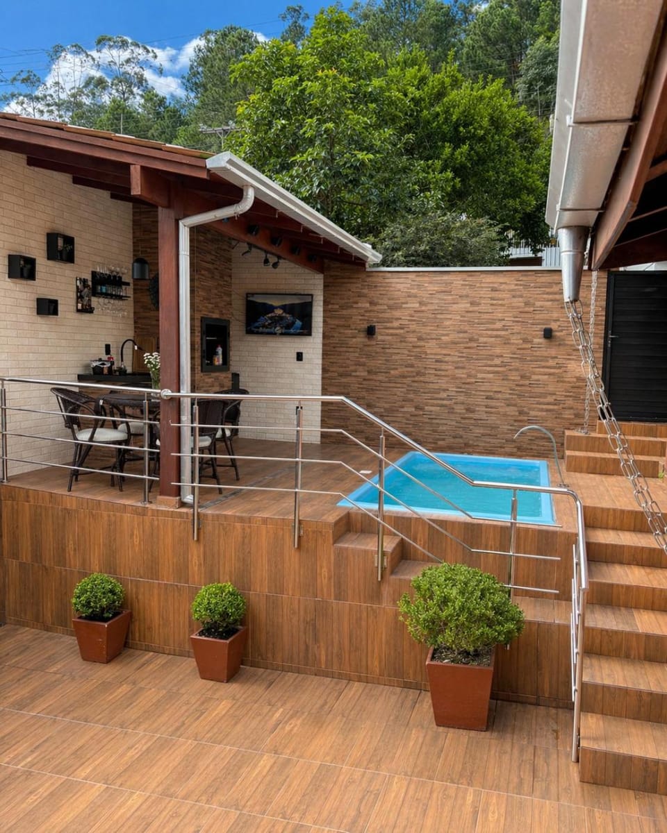 Casa com Piscina e Jacuzzi, Próxima da Praia Brava House in State of Santa Catarina