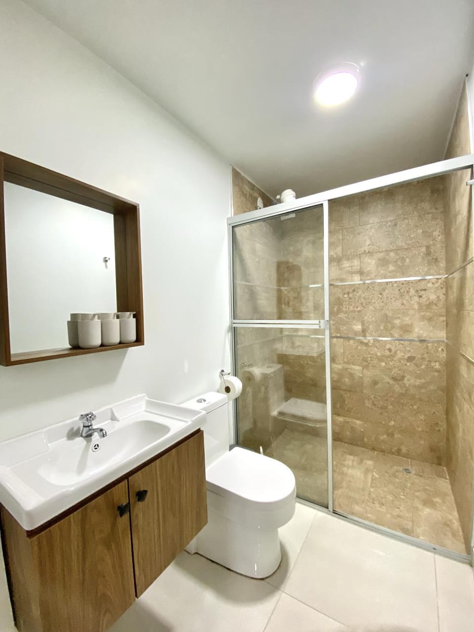 Shower, Toilet, TV and multimedia
