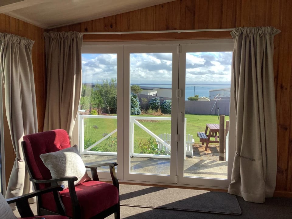 Balcony/Terrace, Living room, Garden view, Sea view