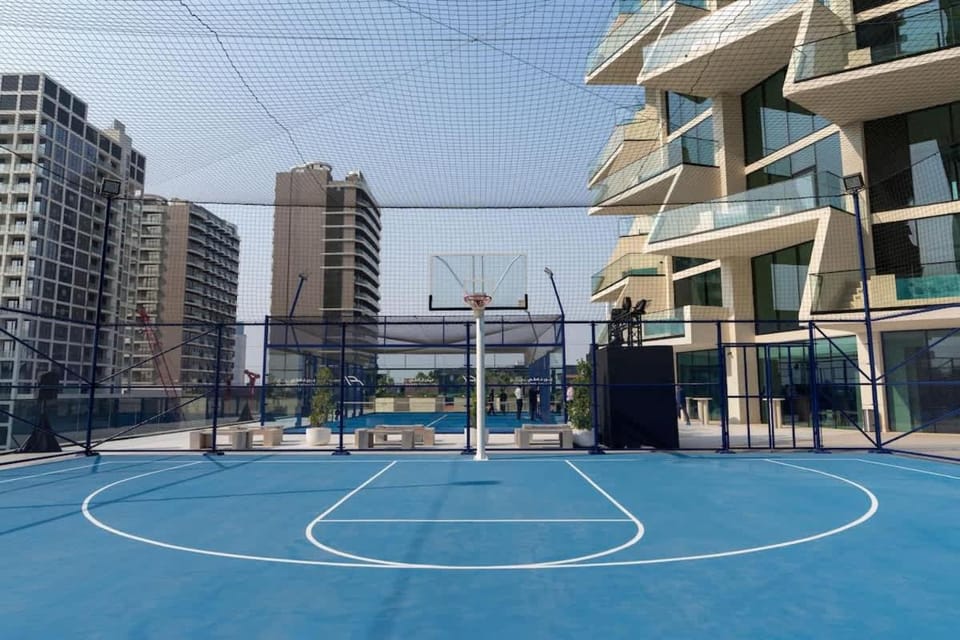 Calm 1BR Haven with Private Pool in Binghatti Royale Apartment in Dubai
