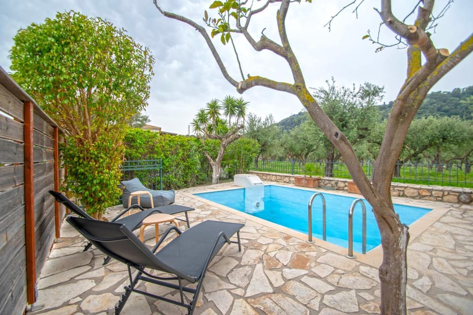 Patio, Garden, Pool view, Area and facilities, Swimming pool, sunbed
