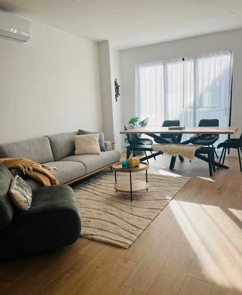 Living room, Seating area, Dining area, air conditioner