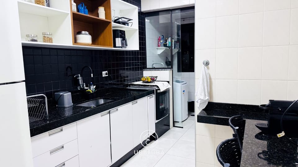 Kitchen or kitchenette, oven, stove, toaster