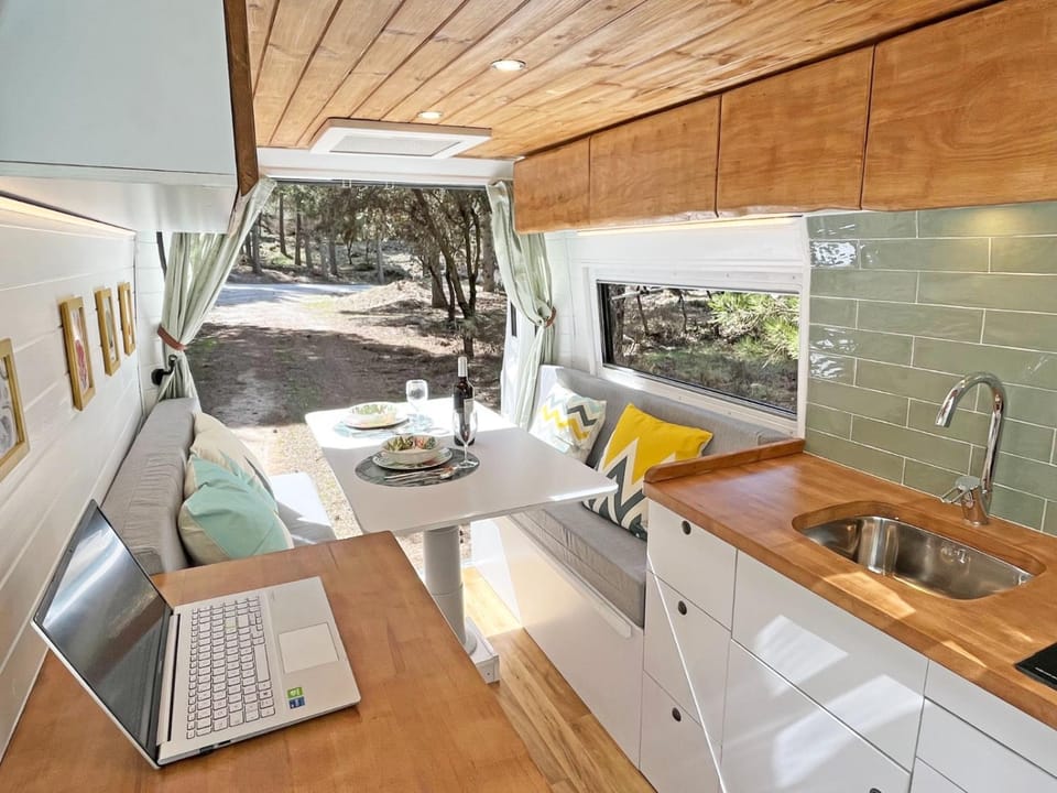 Tenerife Glamping Camper Van with bathroom Campground/ 
RV Resort in Los Cristianos