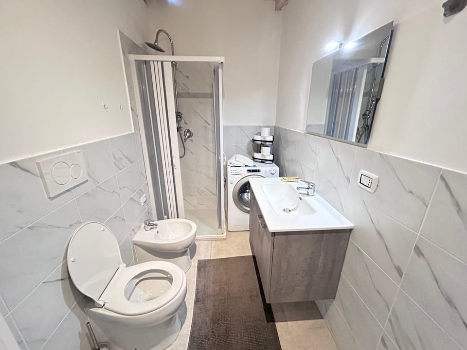 Shower, Toilet, Bathroom, bidet, towels