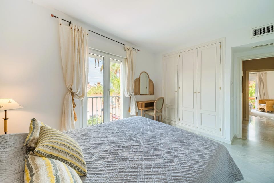 Property building, Living room, Bedroom