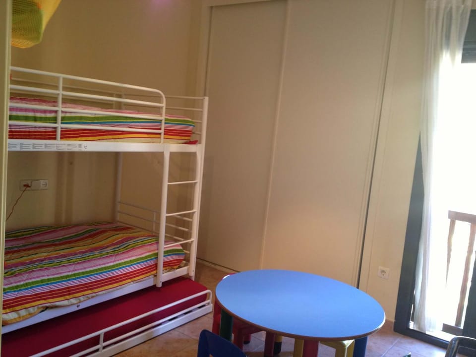 Property building, Living room, Bedroom