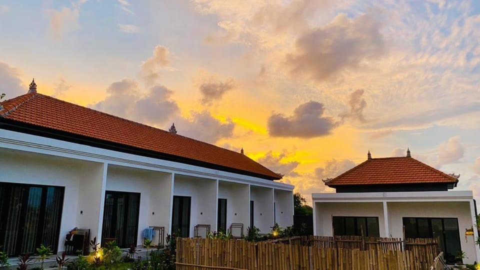 Property building, Sunset