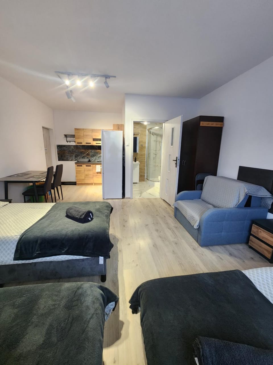 Kitchen or kitchenette, Living room, Photo of the whole room