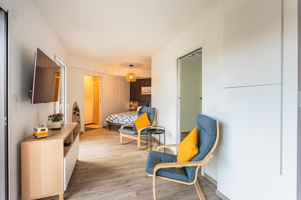 Nahia : Grand studio lumineux proche des plages d'Anglet Apartment in Anglet
